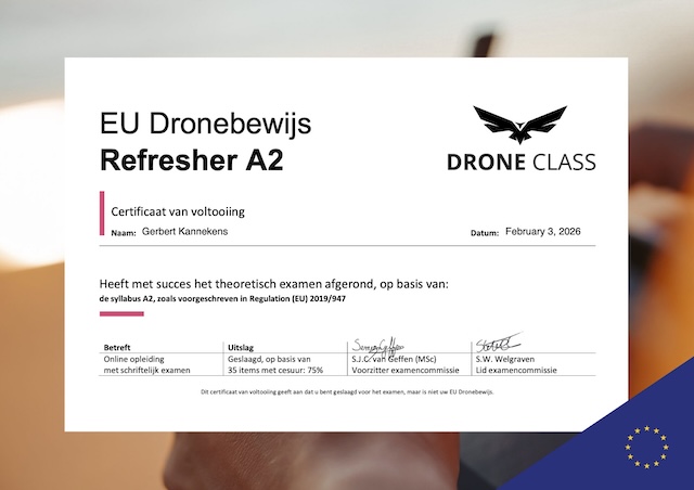 Vliegbewijs A2